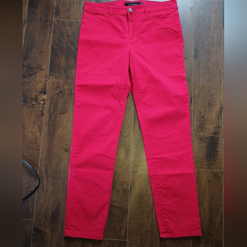 Women's Red Jeans - Picture 2 of 6